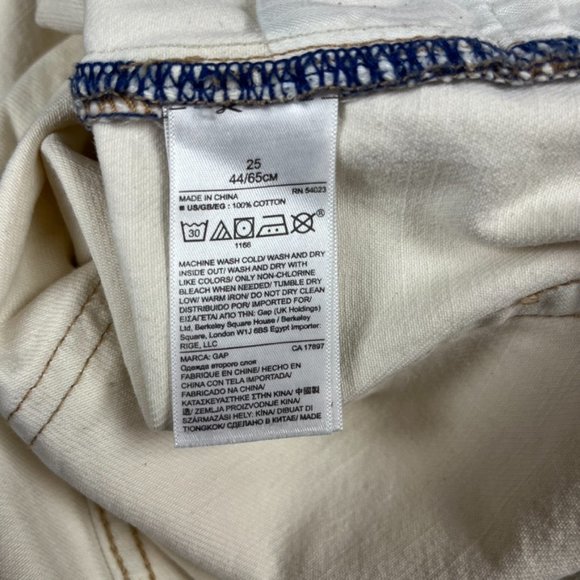 Gap Blue Ombre Girlfriend Jeans Pants Denim ((size 25)) - Picture 7 of 8